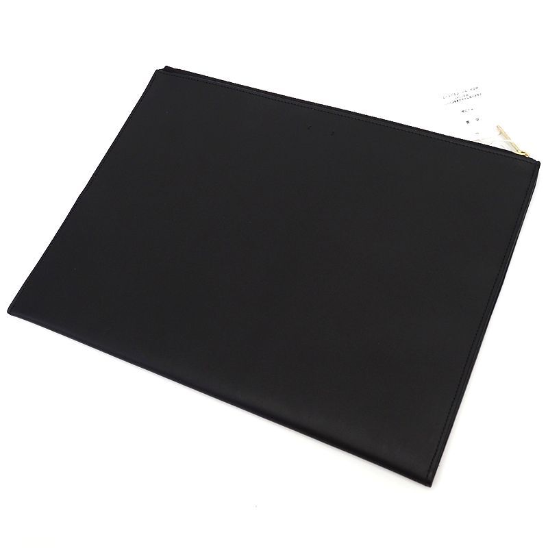 E06601 未使用品 PB0110/レザークラッチバッグ ブラック カード収納有 ピービーゼロワンワンゼロ メンズ拍卖