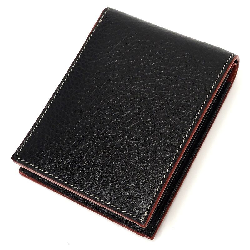 E06594 未使用品 THE SHOP TK/レザーウォレット 2つ折り財布 ブラック イタリア革 タケオキクチ メンズ拍卖