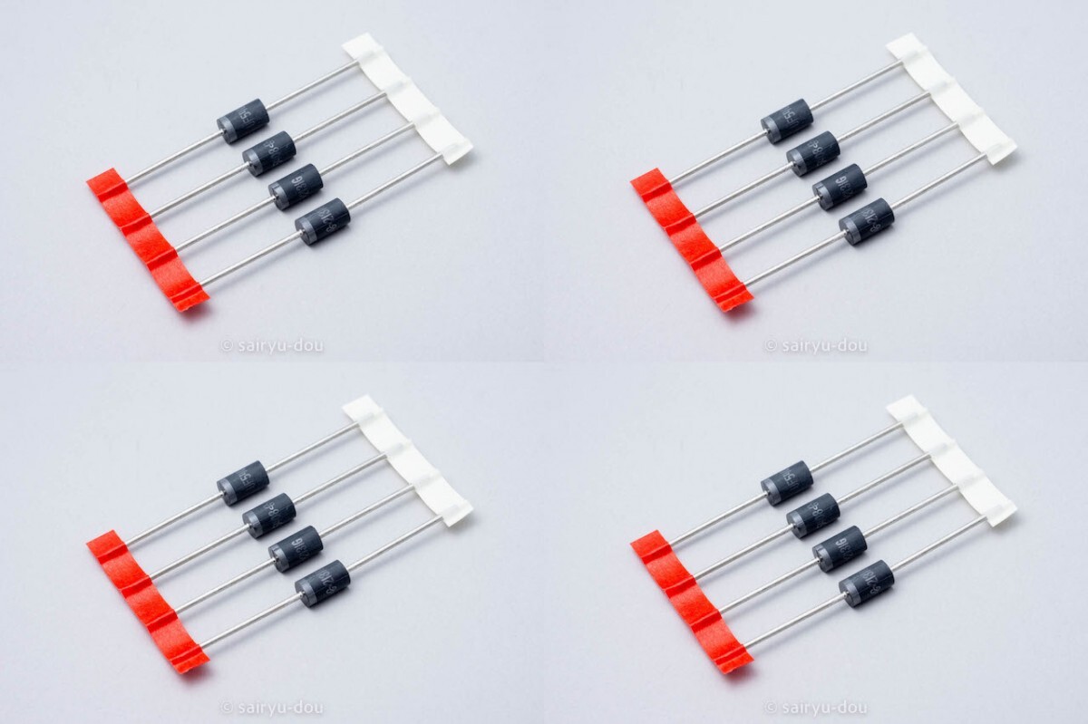 整流用高速型ダイオード Vishay UF5408 1000V/3A 新品16個セットA拍卖