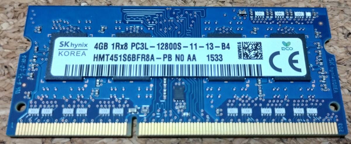 SKhynix★PC3L-12800S 4GB★DDR3 SO-DIMM 204pin拍卖
