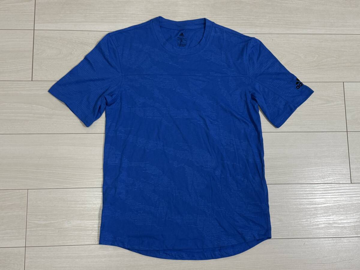 ★アディダス adidas AEROREADY 半袖Tシャツ Mサイズ 青★拍卖