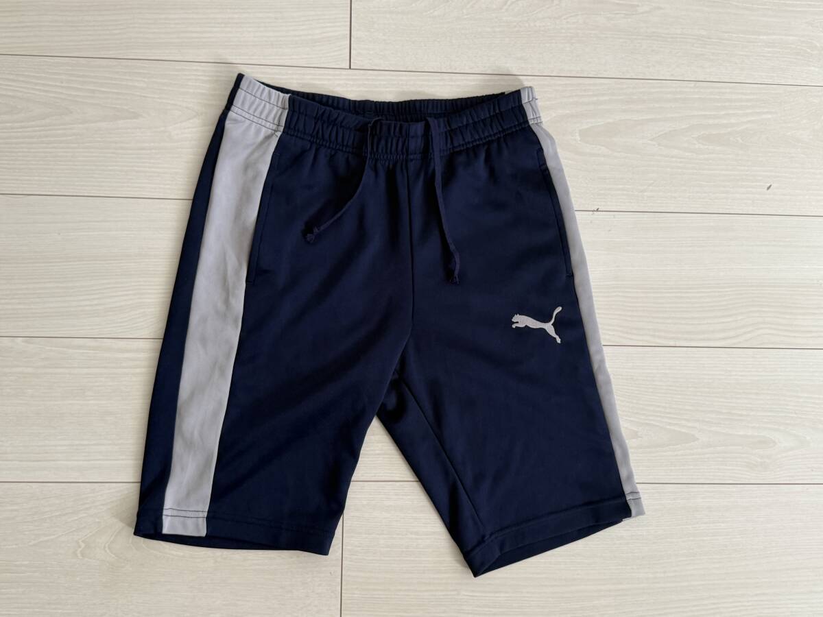 ★プーマ PUMA ジャージ ハーフパンツ S 紺★拍卖