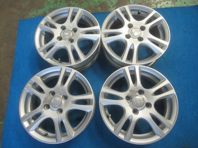 Euro Speed 14インチ アルミホイール 14X4.5J +43 PCD100 4H 4穴 中古拍卖