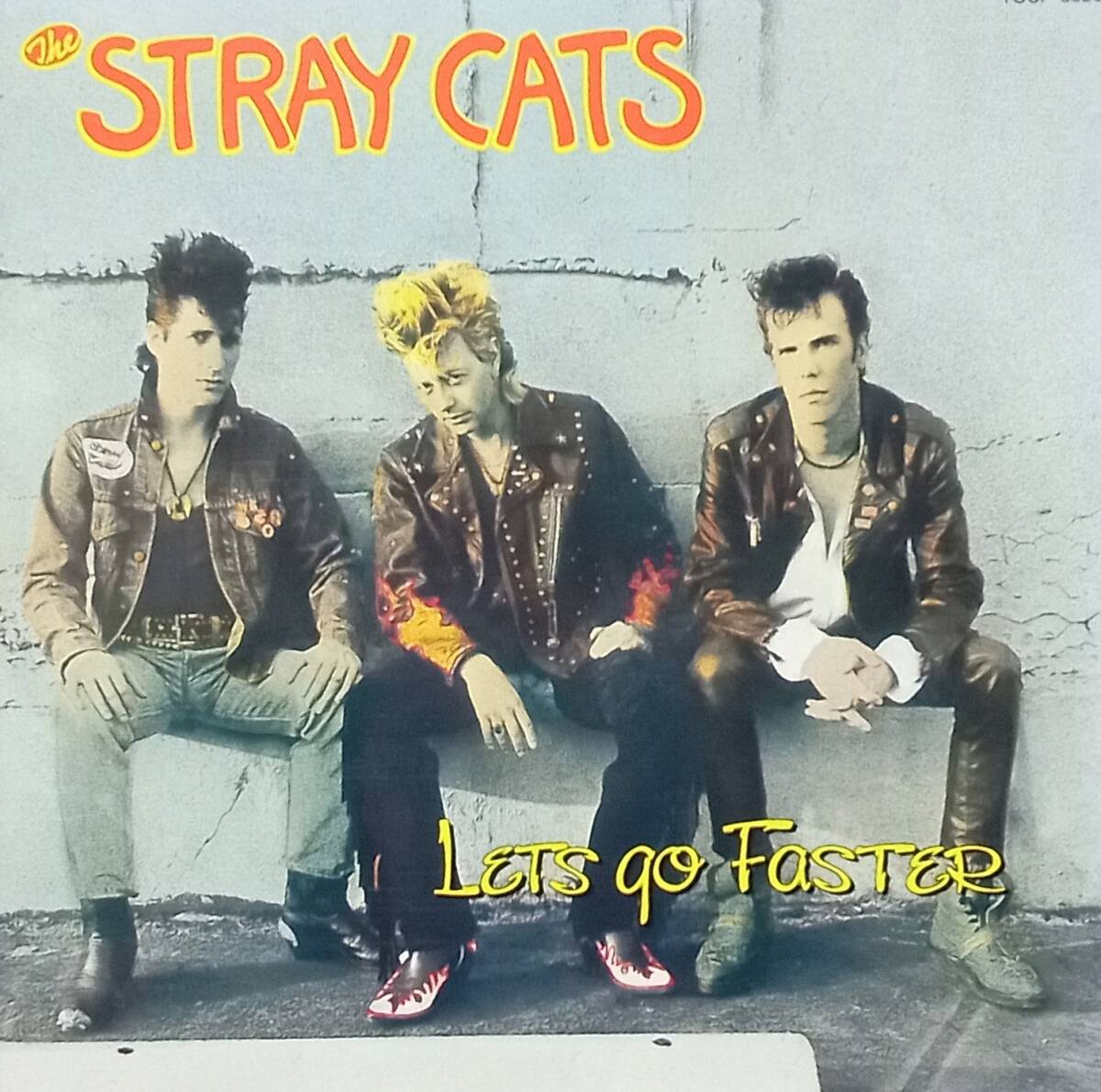 ◇ネオロカ◇STRAY CATS(ストレイキャッツ)/Lets Go Faster※'90年国内生産盤 送料別 匿名配送拍卖