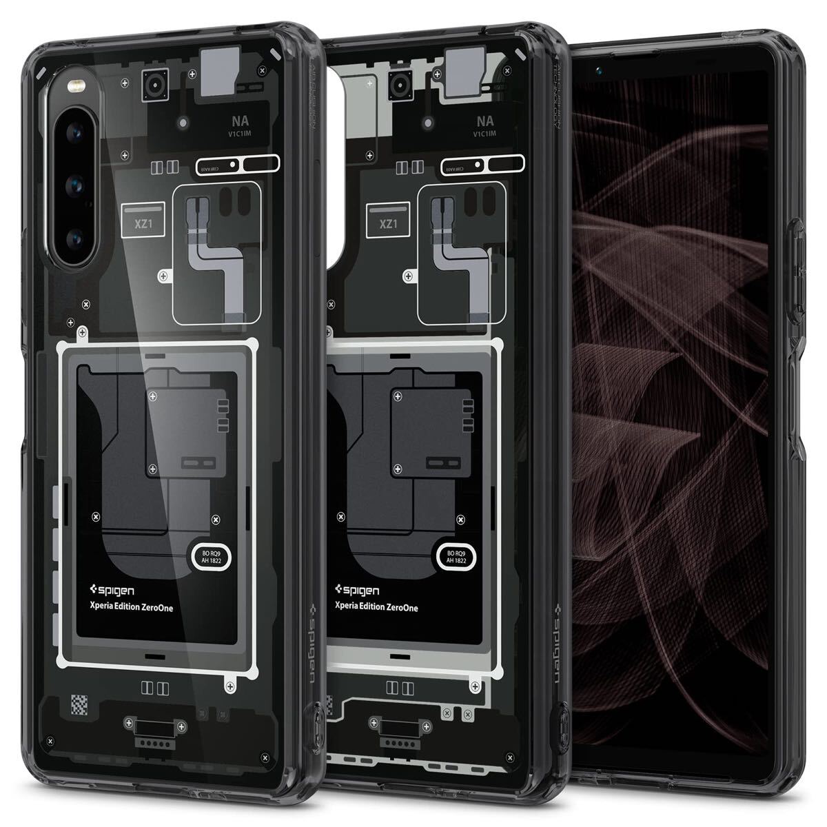 n)Spigen Xperia 10V ケース SOG11 / SO-52D クリア TPU バンパーケース 2重構造 米軍MIL規格取得 耐衝撃 すり傷防ACS06203 (ゼロ・ワン)拍卖