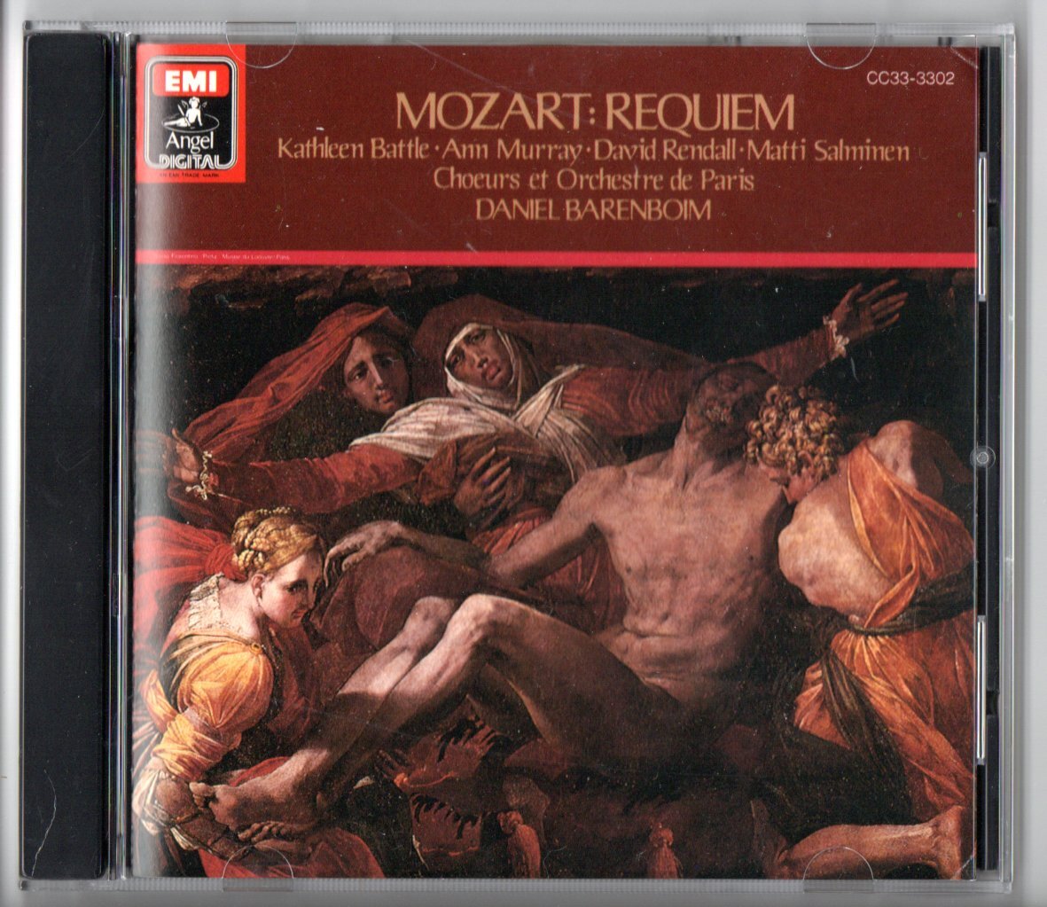 送料無料 CD モーツァルト:レクイエム バレンボイム パリ管弦楽団 東芝EMI CC33-3302拍卖