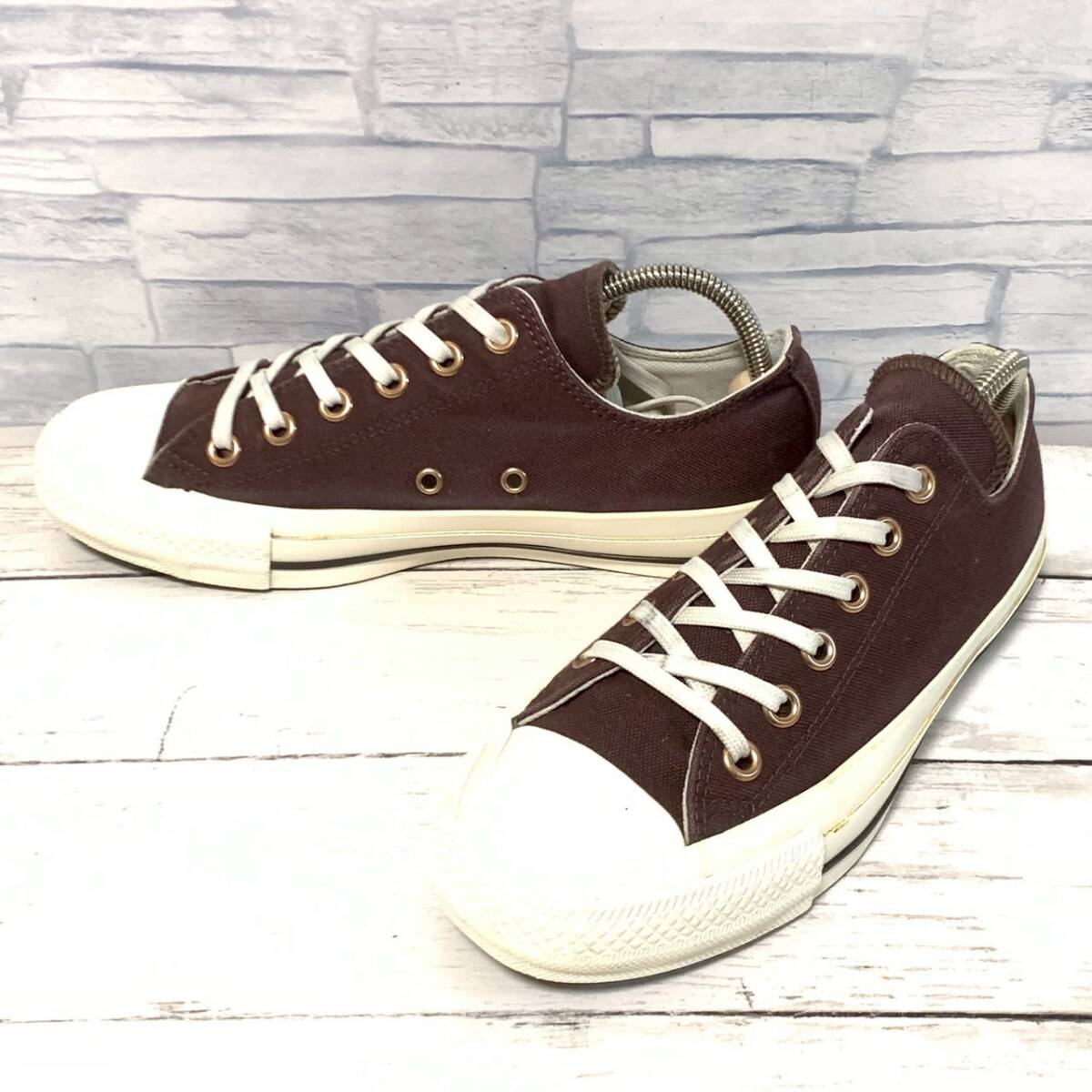 R8676A CONVERSE ALL STAR Chuck Taylor コンバースオールスター チャックテイラー US5 24cm スニーカー ブラウン シューズ拍卖