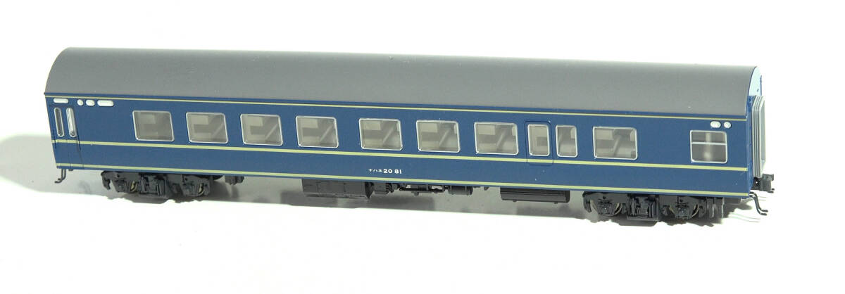 【H55M20】KATO「No.5158-B ナハネ20(車端部床下機器付)」ケースなし 20系寝台客車 ブルートレイン 中古Nゲージ ジャンク カトー拍卖