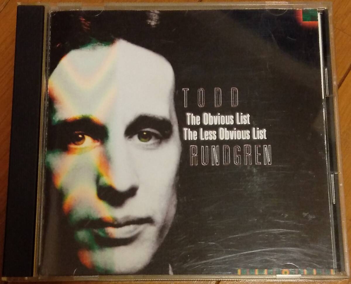 TODD RUNDGREN ベスト・オブ・トッド・ラングレン THE OBVIOUS LIST/THE LESS OBVIOUS LIST 国内盤 PCCY-00781拍卖