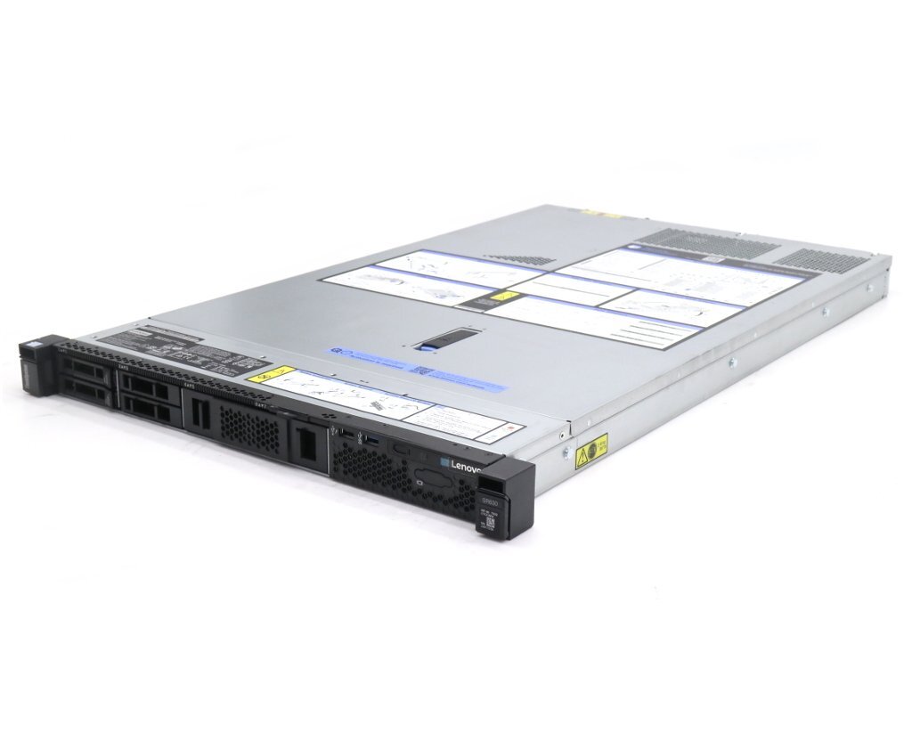 Lenovo ThinkSystem SR630 Xeon Silver 4112 2.6GHz(8スレッドCPUx2基) 32GB 300GBx2(SAS2.5インチ/12Gbps/RAID1) ThinkSystem RAID 930-8i拍卖