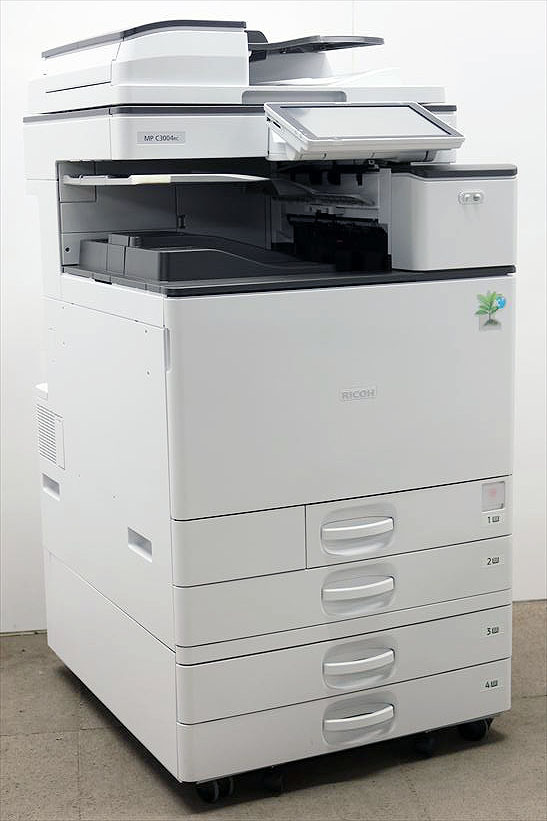 中古A3複合機 RICOH/リコー/MP C3004RC カウンタ 16枚拍卖