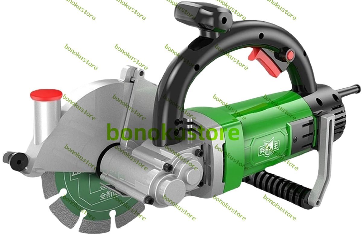 グルーブカッタ 電気壁の溝の抜き機の電気レンガの壁のチェイサーのコンクリートのカッターのめった壁の溝の溝のスロッティング機 (110v)拍卖