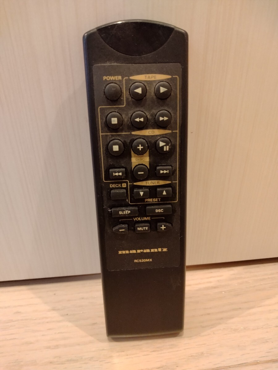 ☆送料無料!☆赤外線発光確認済み☆marantz マランツ オーディオ機器用リモコンRC520MX 60612拍卖