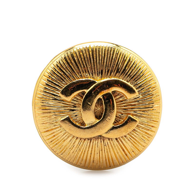 シャネル ヴィンテージ ココマーク ブローチ ゴールド メッキ レディース CHANEL 【中古】拍卖