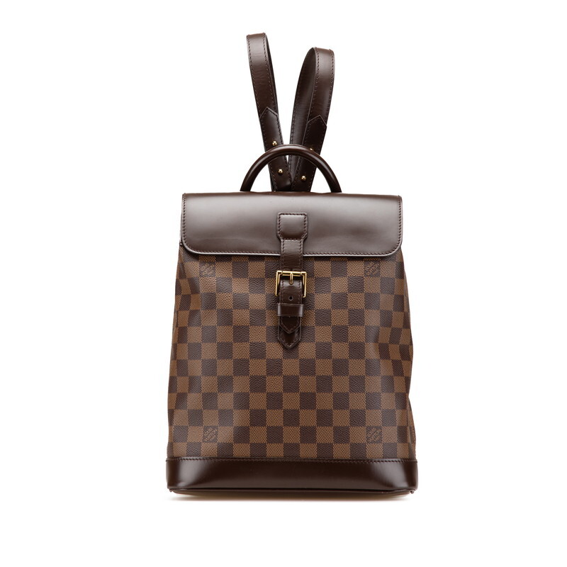 ルイ ヴィトン ダミエ ソーホー リュック バックパック N51132 ブラウン PVC レザー レディース LOUIS VUITTON 【中古】拍卖