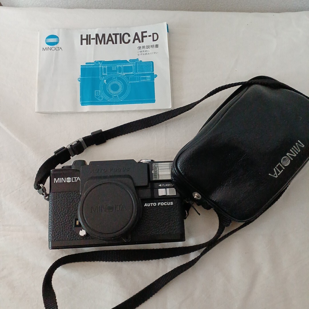 ミノルタ MINOLTA HI-MATIC AF-D コンパクトフィルムカメラ 0624-F2-TA4拍卖