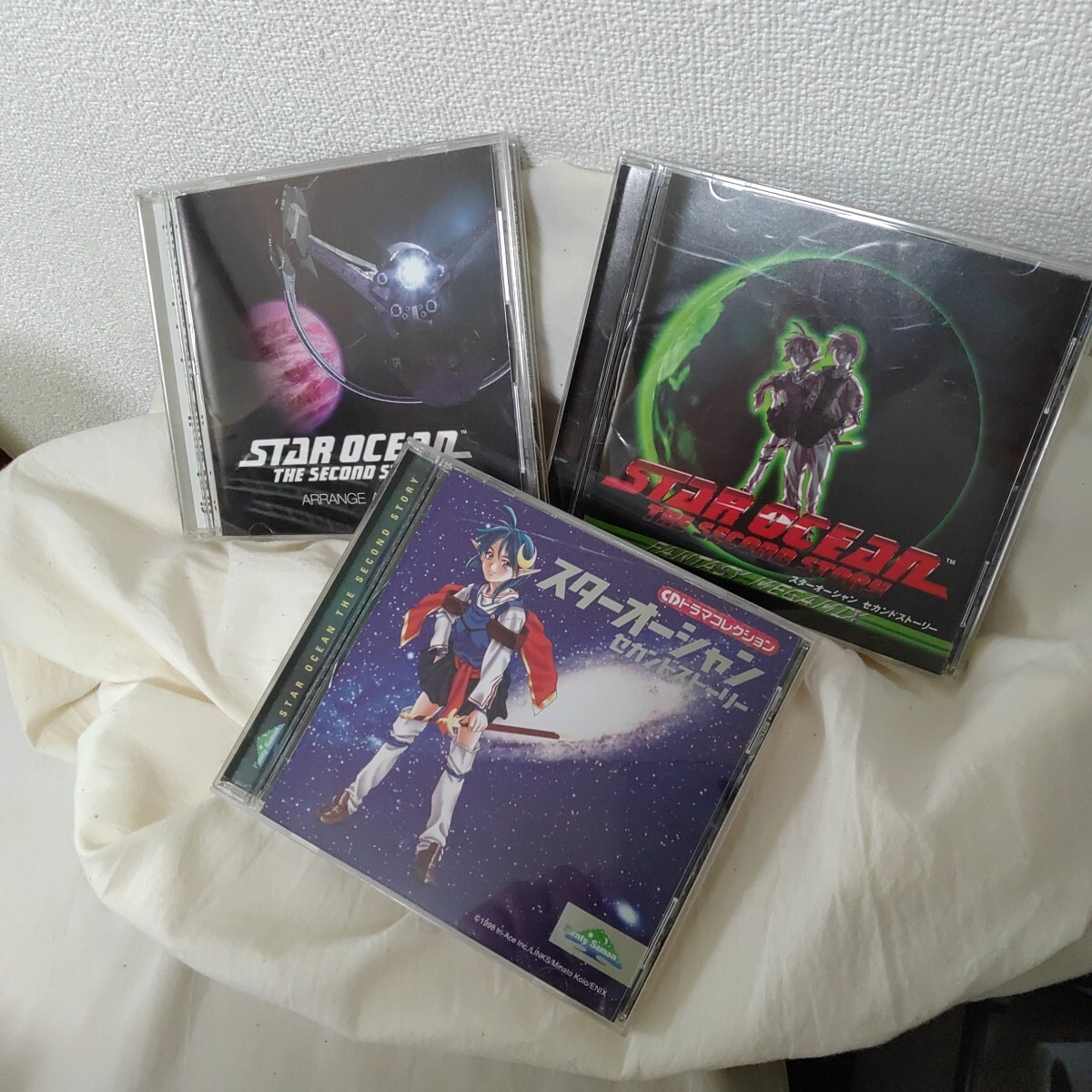 スターオーシャン セカンドストーリー アルバム CDドラマ ファンタジーメガミックス サウンドコレクション 3枚セット 0606-F4-TA12拍卖