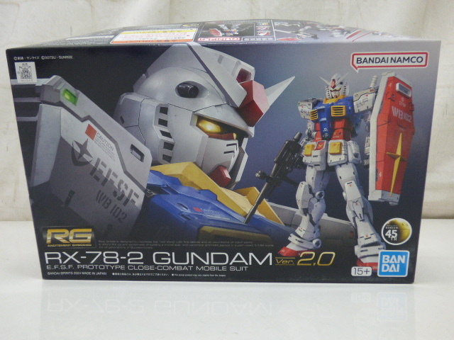 み411.RG RX-78-2 ガンダム Ver.2.0 BANDAI ガンプラ 機動戦士ガンダム EFSF PROTOTYPE CLOSE-COMBAT MOBILE SUIT拍卖