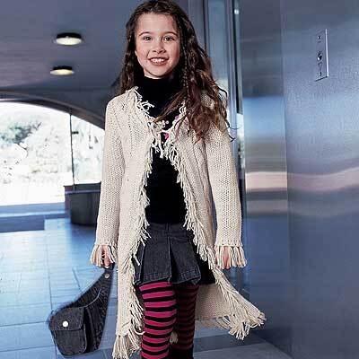 ◆ロング丈 ニットカーディガン 【4才】◆フランス直輸入、新品拍卖