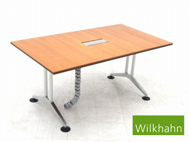 rrst373★美品★ドイツ★ウィルクハーン★ウォールナット材★ロゴン★52万★会議★ミーティングテーブル★バウハウス★机★モダン★北欧★拍卖
