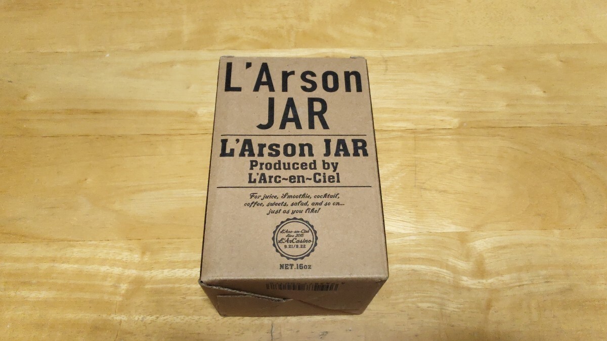 ★「L'Arc~en~Ciel LIVE 2015 L'ArCASINO」L'Arson JAR/付属品完備・未使用品/ラルクアンシエル/オフィシャルグッズ/hyde/メイソンジャー拍卖
