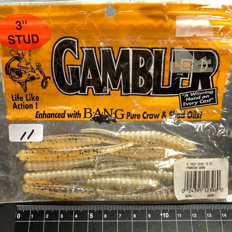 812466 ギャンブラー スタッド 3インチ 11本 ファントムシャッド GAMBLER STUD 希少入手困難品拍卖