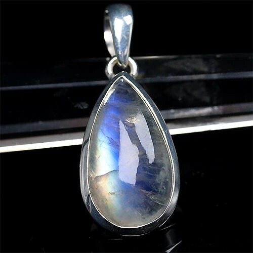 【高品質】ブルームーンストーン ペンダントトップ|天然石・シルバー925拍卖