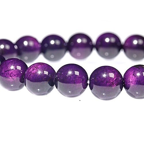 【レアストーン】ナミビア産パープライト ブレスレット 9mm 天然石拍卖