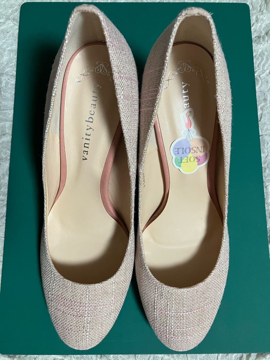 vanity beauty バニティビューティー パンプス 新品未使用 25.5拍卖