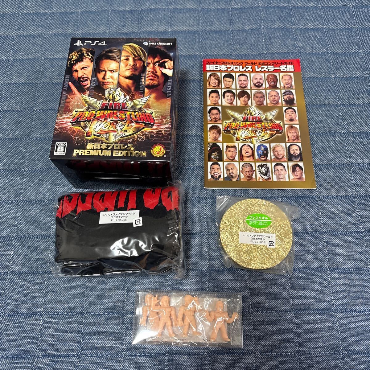 未開封 限定 ファイヤープロレスリング 同梱特典 ソフト無し 限定Tシャツ タオル拍卖