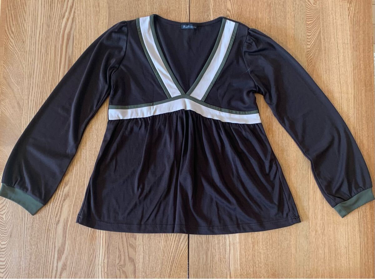 Regard caressant:長袖カットソー:茶:M【古着・中古】拍卖