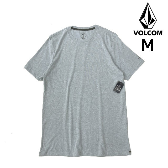 売切り【正規新品】VOLCOM ボルコム◆半袖 Tシャツ スケート サーフ ストーンロゴ 男女兼用(M)グレー 250617拍卖