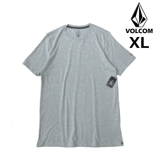 売切り【正規新品】VOLCOM ボルコム◆半袖 Tシャツ スケート サーフ ストーンロゴ 男女兼用(XL)グレー 250617拍卖