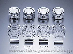 【HKS】鍛造ピストンキット ニッケルメッキ仕様 φ87-φ22 SR20DET拍卖