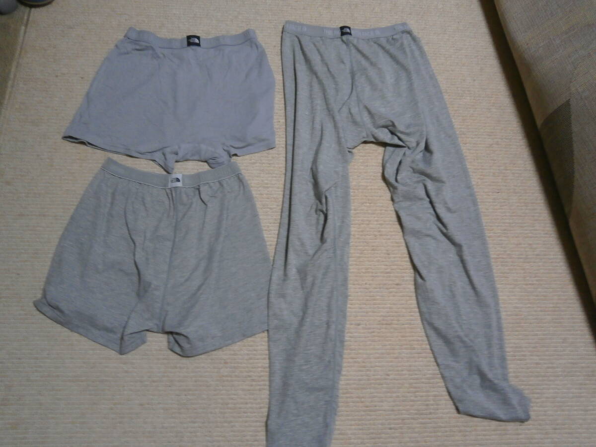 中古・メンズXL・LL・ノースフェイス THE NORTH FACE ・ポリ・ポリウレタンなど素材のパンツ2枚・パッチ1枚きれい拍卖