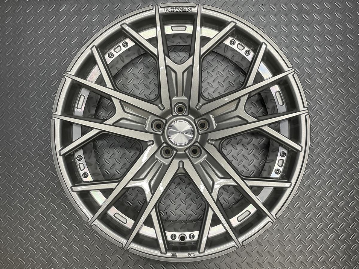 【新品】ROWEN Flamme RRS001 21インチ 9J +35 5穴114.3 アルファード/ヴェルファイア30系 ハリアー80系 RAV4 レクサスNX/RX等(23060069)拍卖