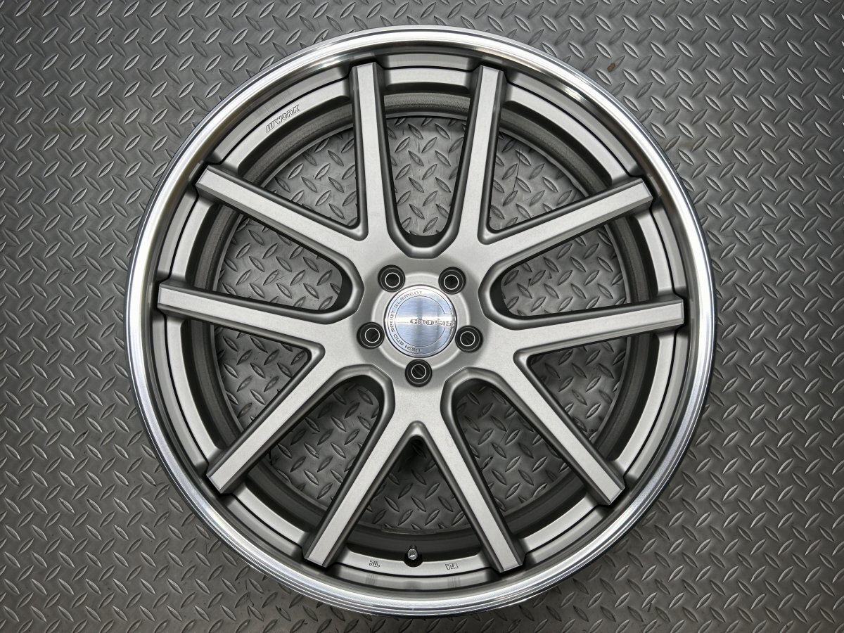 【訳あり新品】WORK GNOSIS CV203 20インチ 9J +48 5穴100 MSL(マットシルバー) DEEP-RIM(Odisk) ワーク グノーシス 深リム (24030233)拍卖