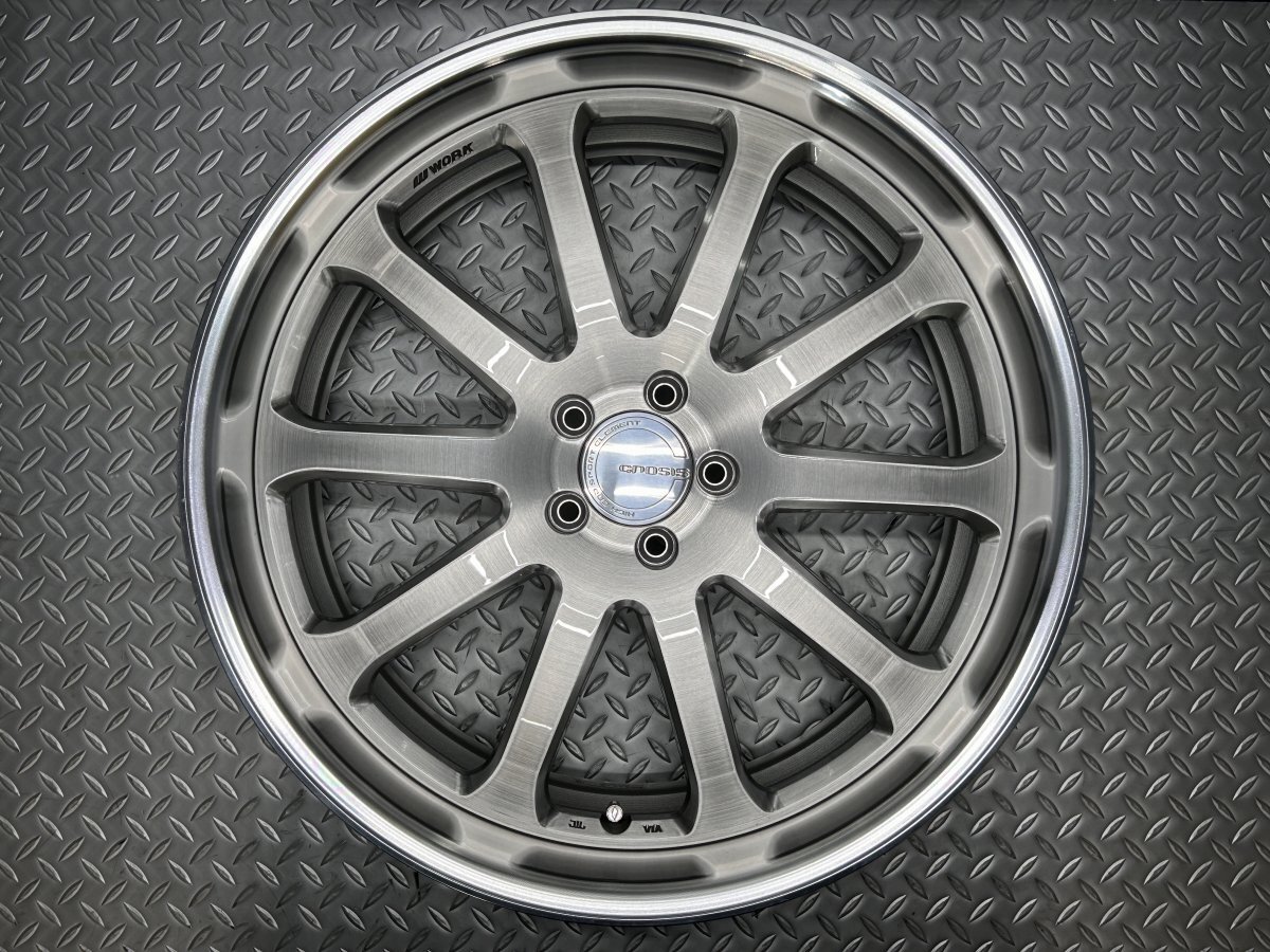 【訳あり新品】WORK GNOSIS HS204 19インチ 9J +30 5穴100 BRU(ブラッシュド) DEEP-RIM(Odisk) ワーク グノーシス 深リム (24030235)拍卖