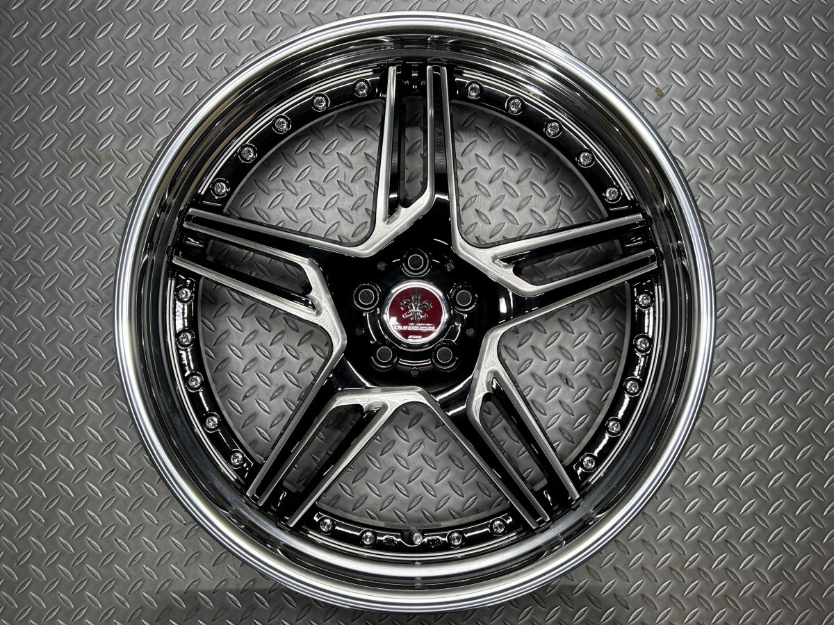 【訳あり新品】WORK DURANDAL DD5.2 20インチ 8J +45 5穴100 STEPリム BC(ブラックシャンファー) DEEP-RIM(Odisk) ワーク (24030236)拍卖