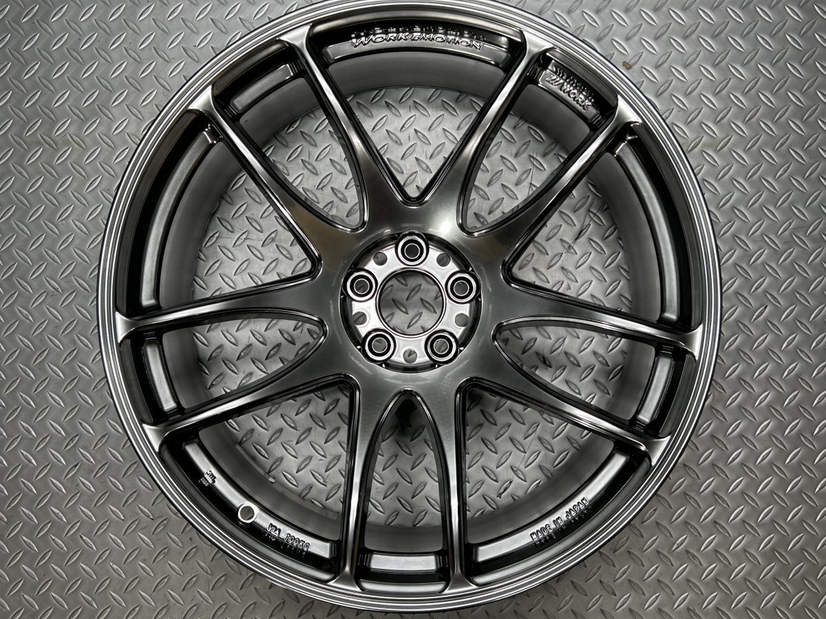 【訳あり新品】WORK EMOTION CR Kiwami 極 19インチ 11J +18 5穴100 GTS(グリミットシルバー) ウルトラディープテーパー ワーク(24030241)拍卖