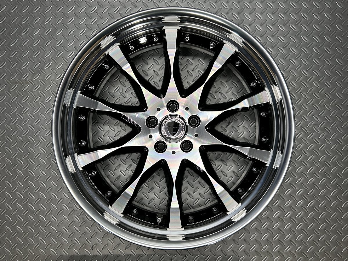 【訳あり新品】WORK SCHWERT SC2 19インチ 9J +50 5穴100 BP(ブラックカットクリア) ステップリム DEEP-RIM(Odisk) ワーク (24030247)拍卖
