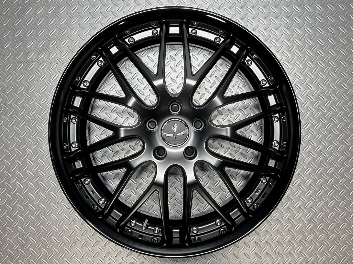 【訳あり新品】RAYS BLACK FLEET V210 20インチ 8.5J +38 5穴114.3 レイズ ブラックフリートV210 (24030264)拍卖
