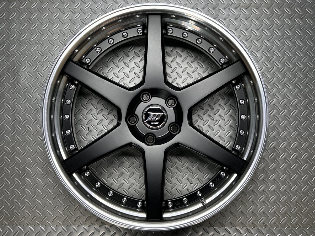 【訳あり新品】WORK ZEAST ST1 20インチ 8J +40 5穴114.3 MBL(マットブラック) セミコンケイブ DEEP-RIM(Sdisk) (24040059)拍卖