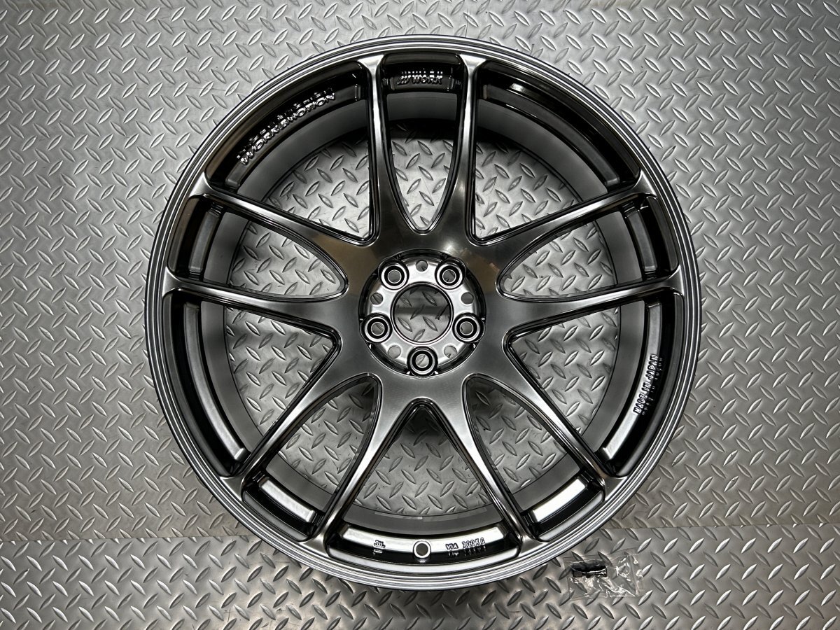 【訳あり新品】WORK EMOTION CR Kiwami 極 19インチ 9.5J +15 5穴100 GTS(グリミットシルバー) ディープテーパー ワーク (24040068)拍卖