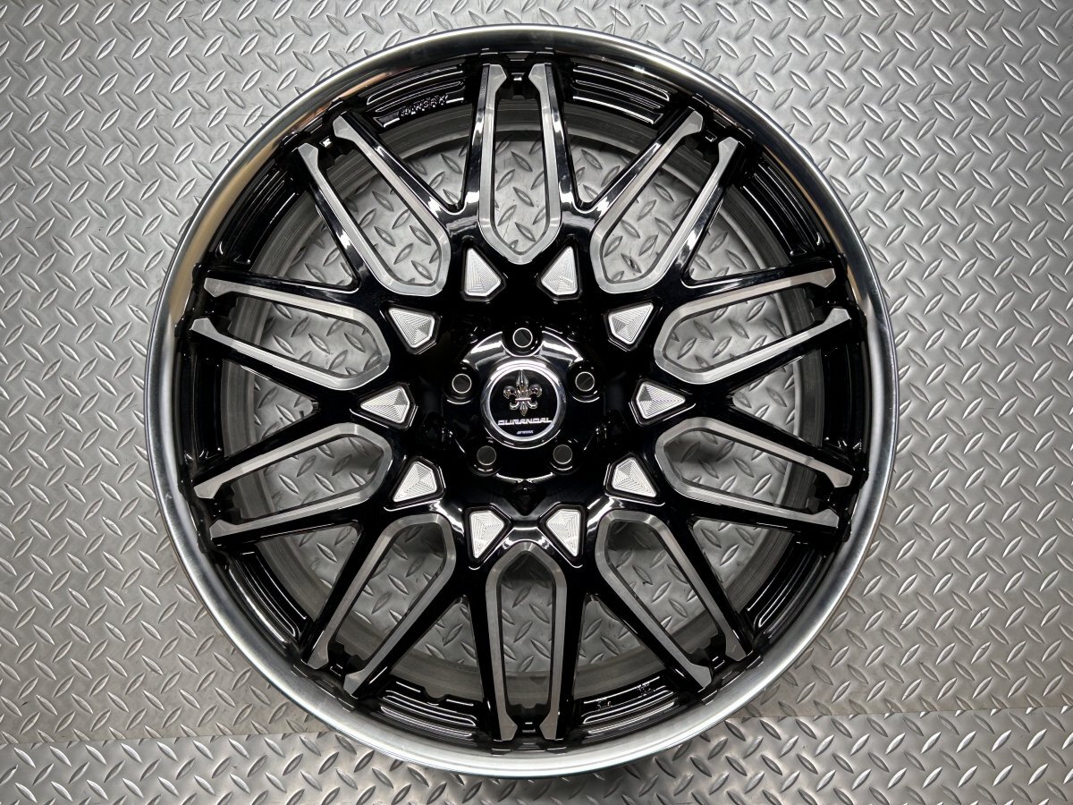 【訳あり新品】WORK DURANDAL DD10.5 20インチ 8J +48 5穴100 BC(ブラックシャンファー) DEEP-RIM(Odisk) ワーク デュランダル (24040086)拍卖