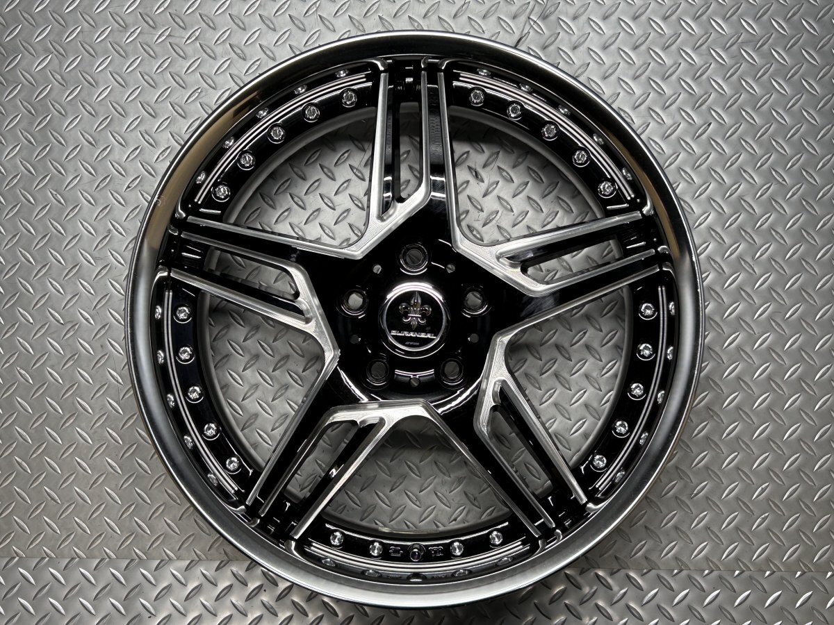 【訳あり新古】WORK DURANDAL DD5.2 18インチ 8J +43 5穴114.3 BC(ブラックシャンファー)DEEP-RIM(Odisk) ワーク デュランダル(24040110)拍卖