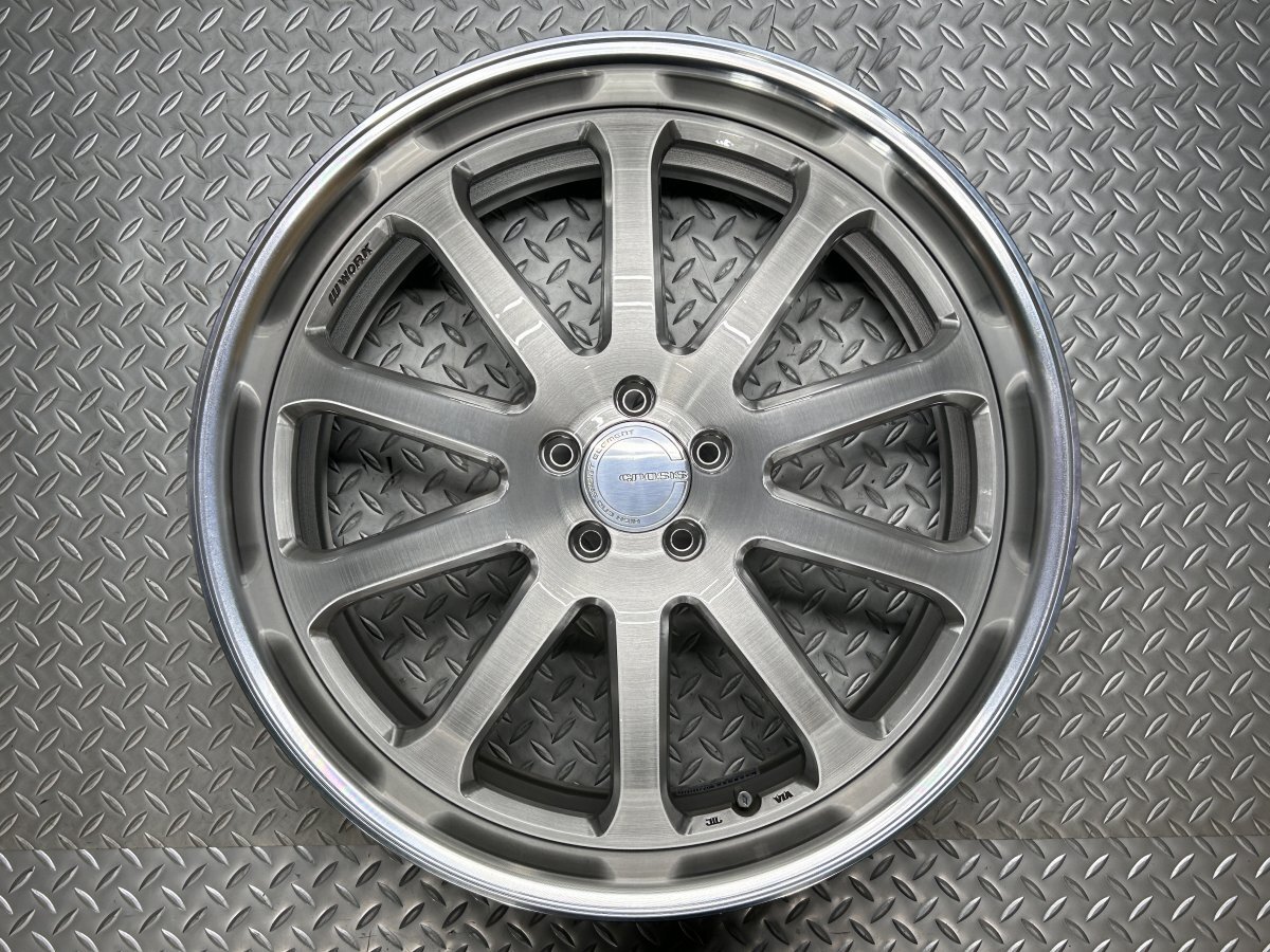 【訳あり新品】WORK GNOSIS HS204 19インチ 9J +30 5穴100 BRU(ブラッシュド) DEEP-RIM(Odisk) ワーク グノーシス 深リム (24040116)拍卖