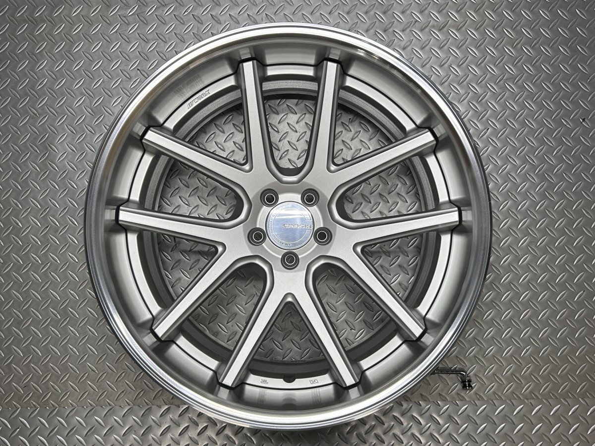 【訳あり新品】WORK GNOSIS CV203 19インチ 10.5J +7 5穴100 MSL(マットシルバー) ディープコンケイブ DEEP-RIM(Wdisk) ワーク (24040132)拍卖