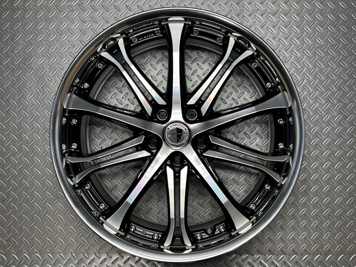 【訳あり新品】WORK SCHWERT SC6 20インチ 8.5J +45 5穴114.3 BP(ブラックカットクリア) DEEP-RIM(Odisk) ワーク 深リム (24040154)拍卖