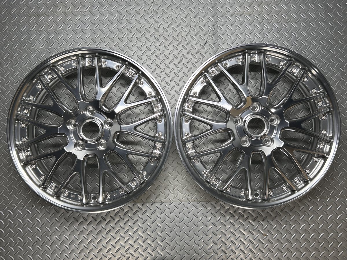 【訳あり新品】WORK GNOSIS GR204 18インチ 7J +48 5穴114.3 PP2(バフフィニッシュ) DEEP-RIM(Odisk) ワーク グノーシス (24070091)拍卖